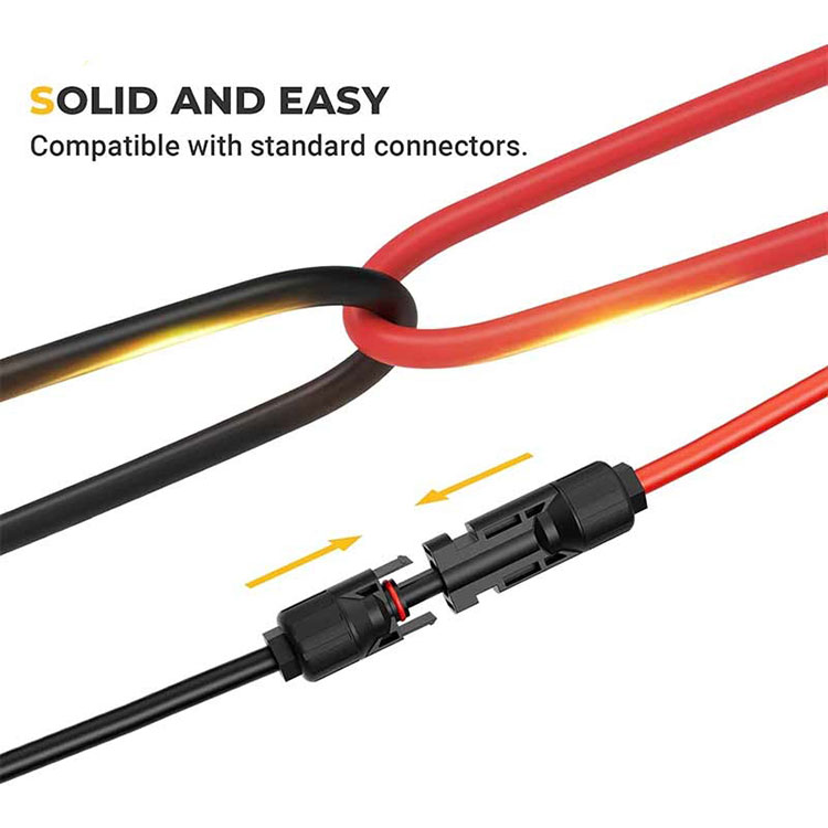 Czy 20 stóp 10AWG Słoneczny kabel przedłużaczy stanie się twardy i pęka w niskich temperaturach?